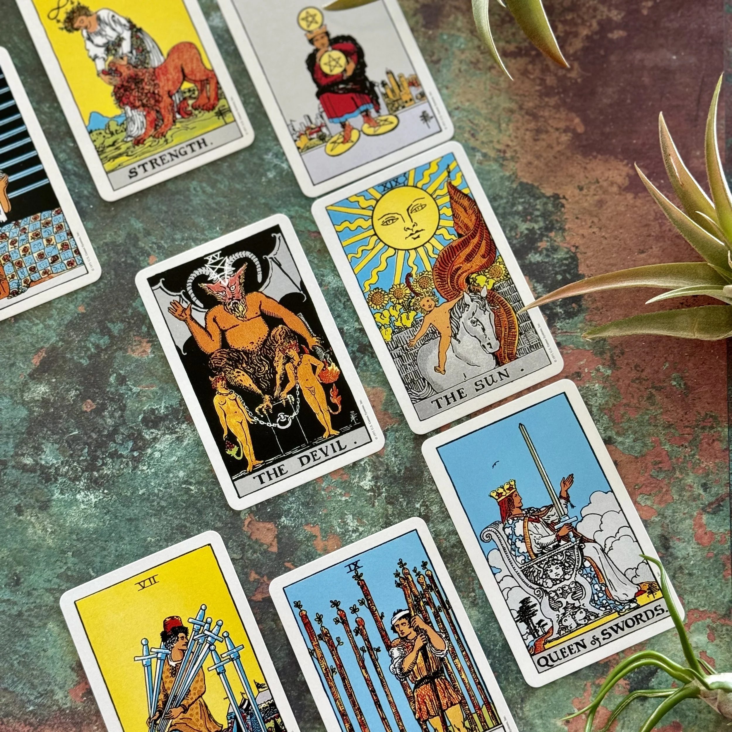 Tarot Spread: A Graveyard of Past Choices — Hermit's Mirror